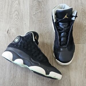 Size 6.5Y Air Jordan 13 Retro GS Black White Mint Foam
